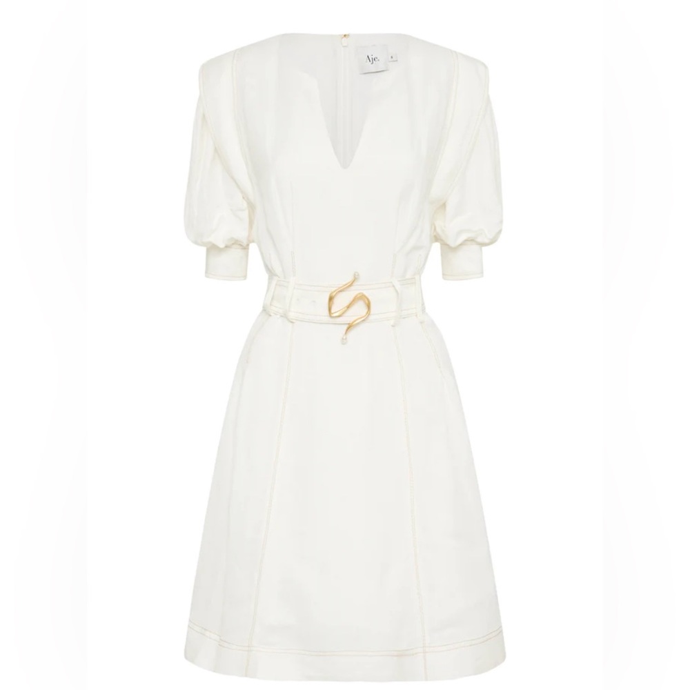 Aje. Beacon Structured Mini Dress